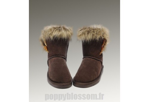 La plupart des bottes Ugg populaire de chocolat-204 court fourrure de renard?